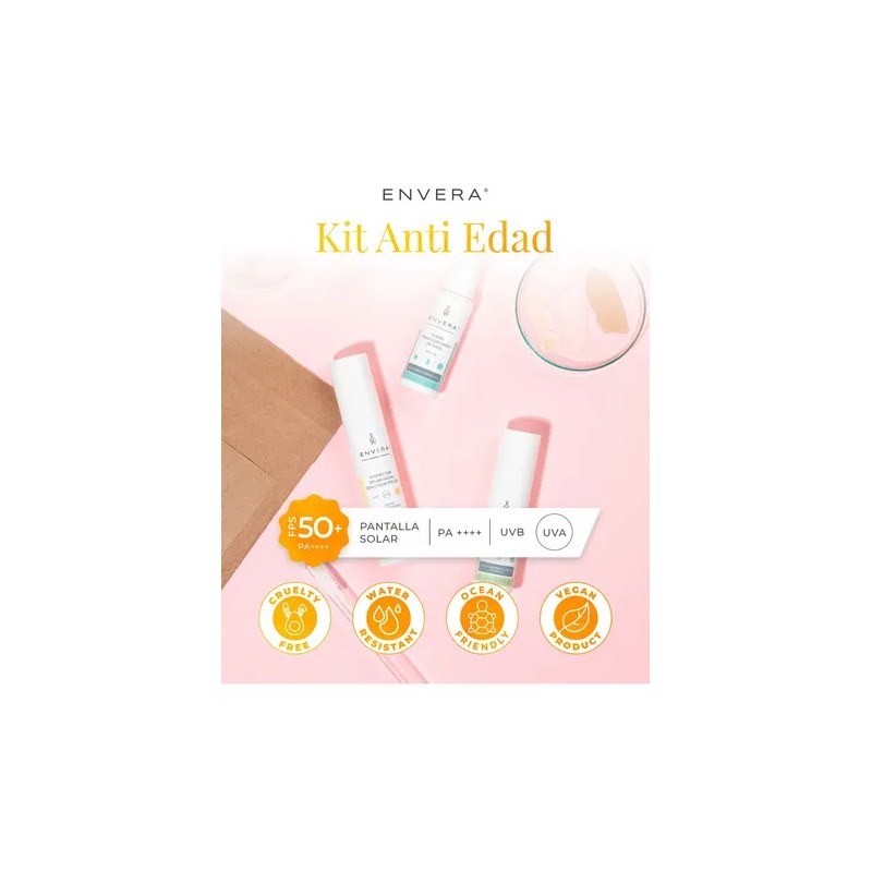 Kit Envera para Cuidado de Piel: Protector Solar SPF 50,
