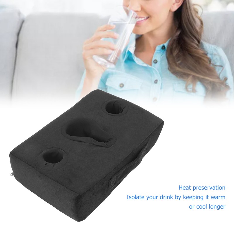 Cup Cozy Pillow Couch Sponge Cup Holder Pillow Spills Prevention