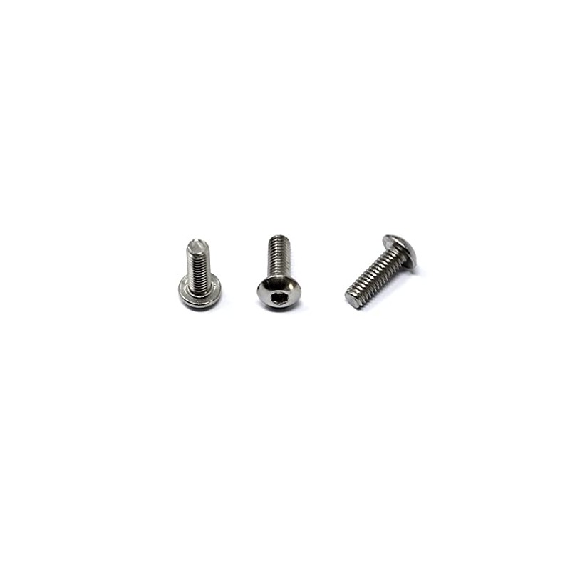 iexcell 100 Pcs M4 x 12mm Thread Pitch 0.7 mm