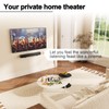 PUTORSEN PUTORSEN Soundbar Wall Mount Bracket, Speaker Wall Mount, Dual