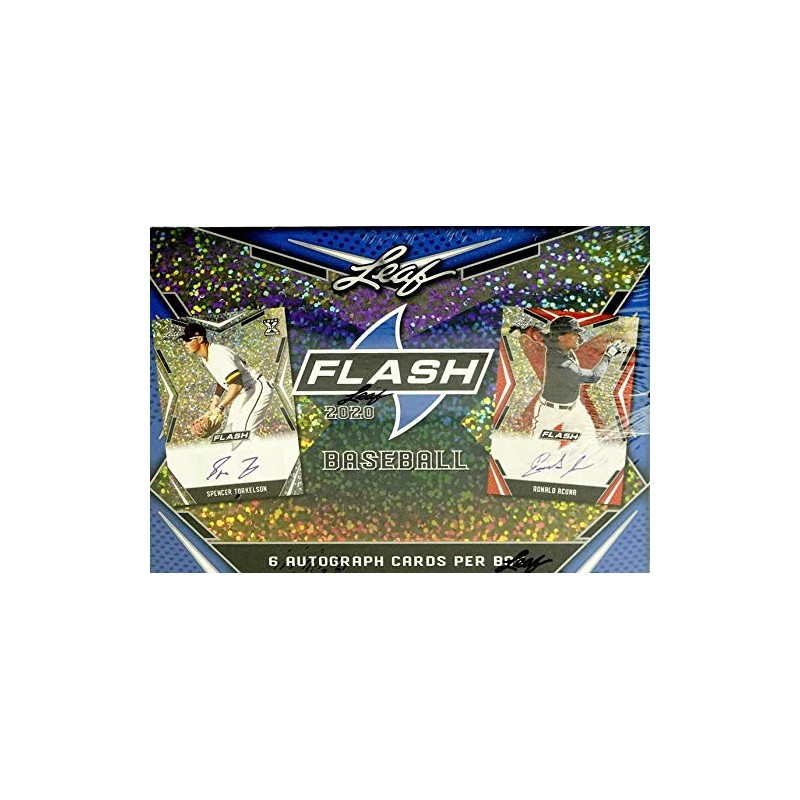 2020 Leaf Flash Baseball box (SIX Autograph cards/bx)