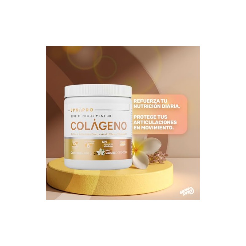 BPN PRO Colágeno Hidrolizado en Polvo Sabor Vainilla 360 g