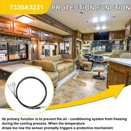 7330A3231 Freeze Sensor Fits for Coleman RV Air Conditioner, Fits Models 6797 6799 7330 8330 8530 9330 9530 and More, Replacement RV Air Conditioner Freeze Switch,1 Pack