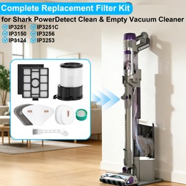 Complete IP3253 Filter for Shark PowerDetect Clean & Empty Cordless Stick Vacuum IP3251 IP3253 IP3150 IP3124 IP3256, 1-Pack