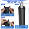 16 Pack Pipe Insulation Foam Tube, 3/4'' Self Adhesive Pre