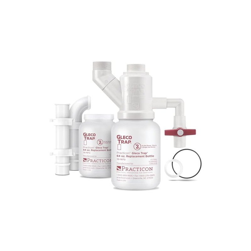 Practicon Gleco Trap System, Clay & Plaster Sink Trap Kit,