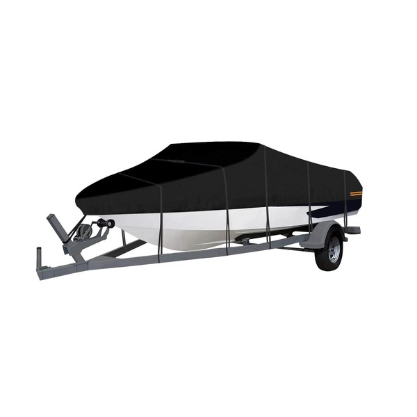 OutdoorLines Waterproof Boat Covers 20-22 Ft Long - Heavy Duty