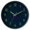 MEIRED Night Light Wall Clock 12 Inch Silent Non Ticking