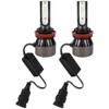 2Pcs 60W 6000K White Super Bright Car LED L8 Headlight