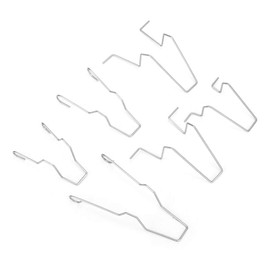 6 x headlight retaining clamp, 5ZHSFULLKIT low beam bracket H1 / H3 / H4 / H7, retaining bracket car headlight bulb retaining spring clamp