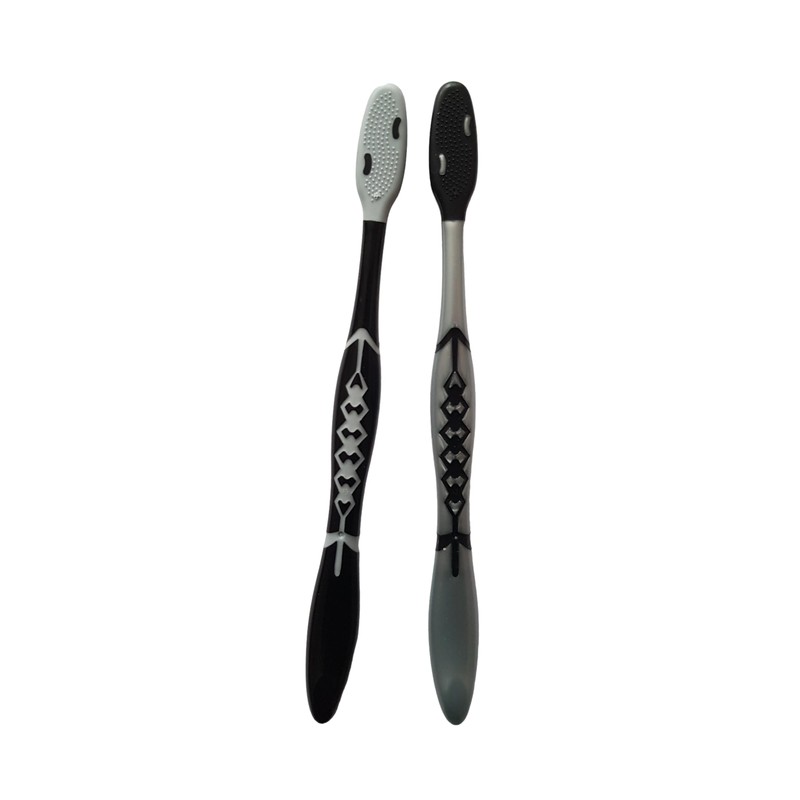 Charcoal Whitening Toothbrushes - 2 Pack