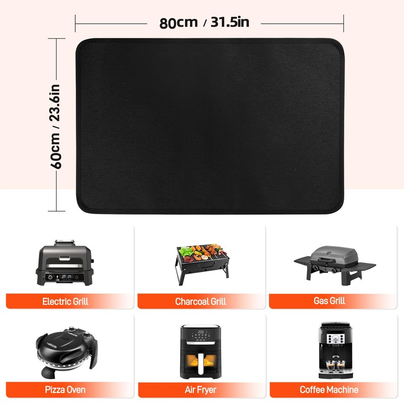 Khongoo Grillrost für Gasgrill, 60 x 80 cm, 0,6 mm,