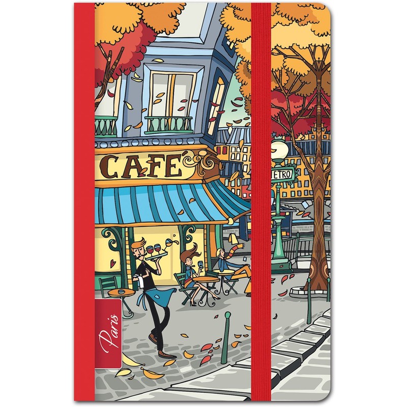 'Paris Cafe RNK 46707 Notebook City Collection,