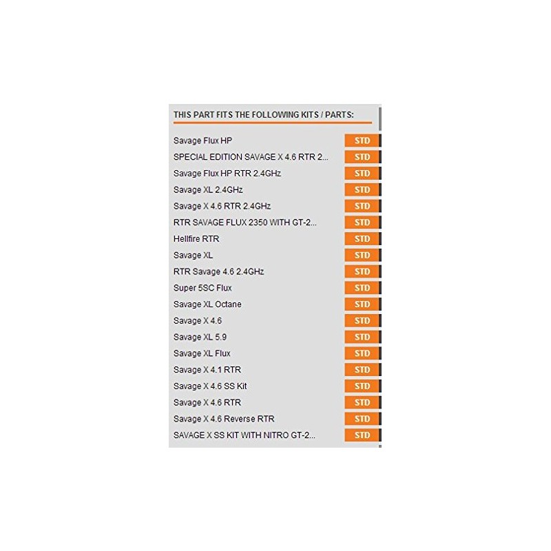 HPI Hellfire Differential Case Washers (6pcs) HPI86099 Thickness 0.5MM