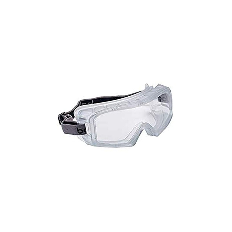 Bollé COVERSI One Size "Coverall" Sealed Safety Goggles - Clear/Black