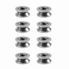 V624ZZ V Deep Groove Ball Bearing Pulley 10pcs For Rail