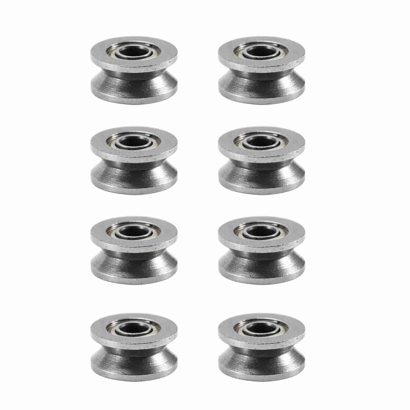 V624ZZ V Deep Groove Ball Bearing Pulley 10pcs For Rail