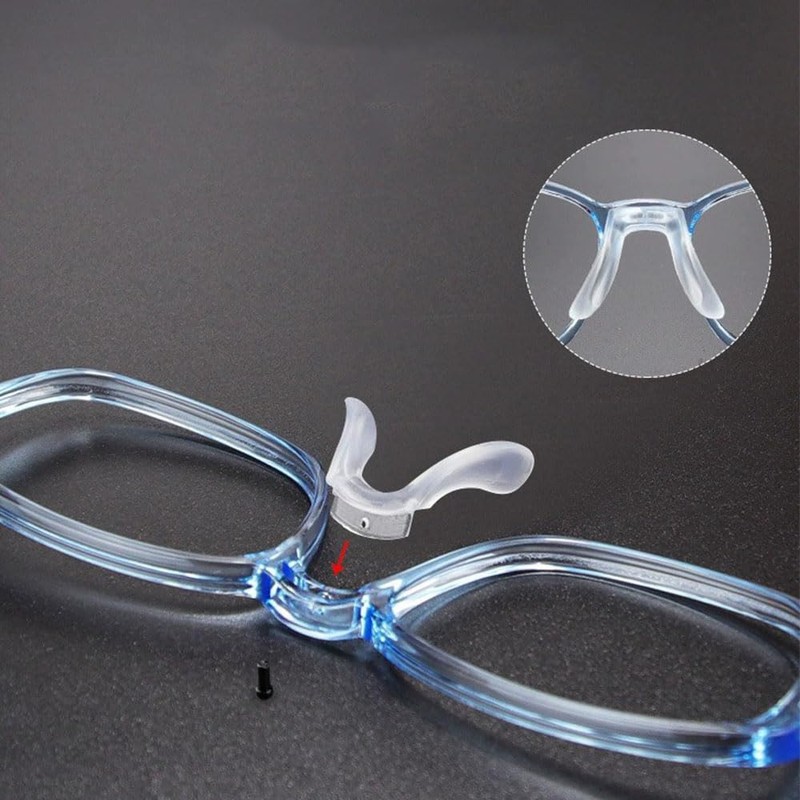 U-Shape Eyeglass Saddle Bridge Nose Pads Nose Piece Sunglasses Nose