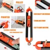 WADY 1PCS Precise Contour Gauge with Pencil Slot Profile Tool