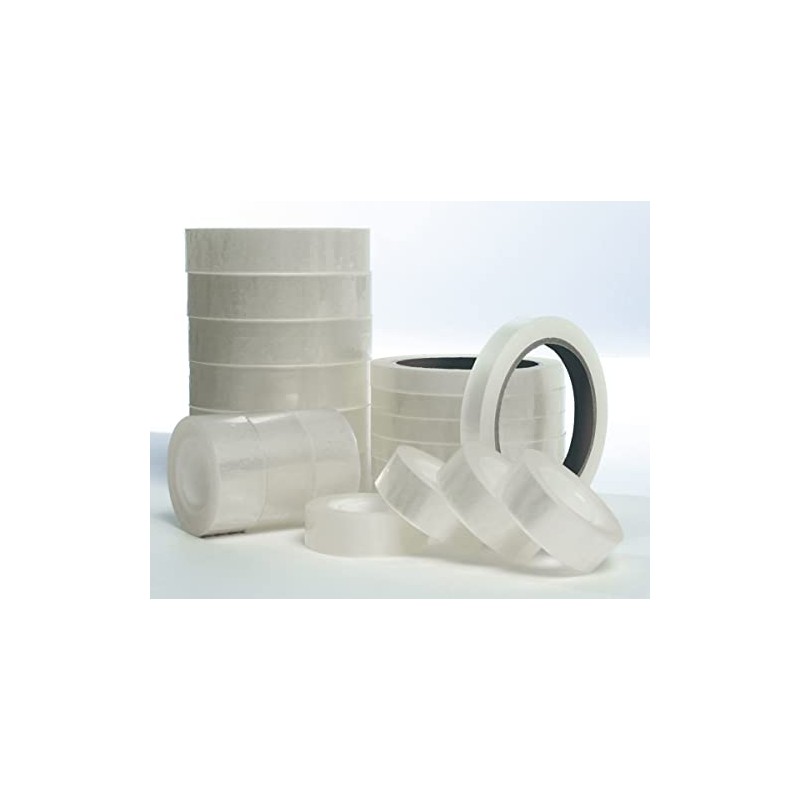 Q-Connect KF17494 - Nastro adesivo trasparente, 6 rotoli, 24 mm