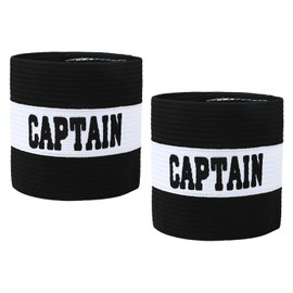 NXPWRC 2 Captain'S Armbands, Black And White Striped Armbands, Captain Match Armbands, Elastic Captain'S Armbands, Wrap Armbands, Football Armbands
