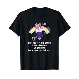 Majestic Left Handed Unicorn Left Dealer Day T-Shirt