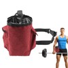 Bouldering Chalk Bag,Chalk Storage Organizer with Zippered Pocket and Adjustable