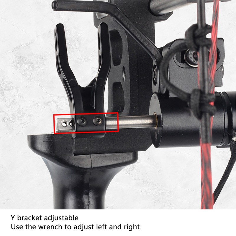 Drop Away Bow Rest Six Way Adjustable Aluminium Alloy Hunting
