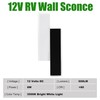 Homdec 2Pack RV LED Vanity and Bedside Wall Sconce with