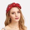 SZJULR 4th of July Headband Pearl Crystal Knotted Women Star