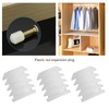 VGOL 100Pcs M4x10mm Hinge Expansion Dowels Plastic Expansion Dowels 3mm