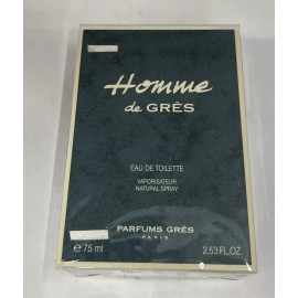 Parfums Gres Homme De Gres by Parfums Gres Men's Cologne 2.5oz/75ml EDT Spray Brand New Box