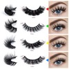 False Eyelashes Dramatic Fluffy 6D Mink Lashes - 20 Pairs