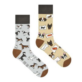 Spox Sox Casual Unisex Funny Crazy Colourful Socks for Men and Women, Dogs