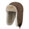 Clakllie Men's Trooper Hat Cold Weather Lumberjack Ushanka Eskimo Bomber