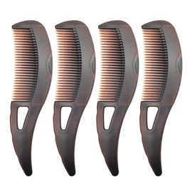 XURJUMI Pack of 4 Dandruff Comb, Lice Comb, Hollow Tooth Head, Energy Massage, Hair Comb with Handle, Hair Comb for Dandruff, Better Hair Quality, Scalp Comb for Women and Men Removal