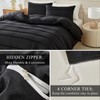 ARYURBU Duvet Cover Set King Size, 3PCS Pleated Boho Shabby