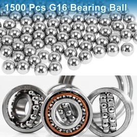 X AUTOHAUX 0.5mm Bearing Ball Bearing Steel G16 Precision Ball Silver Tone 1500 Pcs