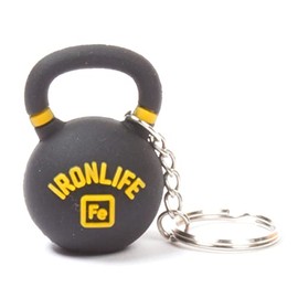 Kettlebell Keyring Key Ring Keychain Charm Chain Funny Gym Gift for Men Dumbbell Kettlebell Charms for Keyrings Black