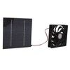 10W Solar Powered Panel Exhaust Fan Mini Ventilator Waterproof for