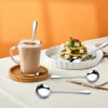 Round Soup Spoons Stainless Steel Spoon, Easy-Clean Round Soup Spoon,