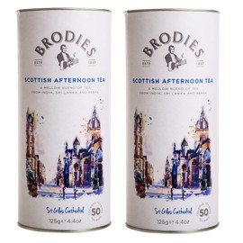 Brodies Tea, Scottish Afternoon Tea, 50 Count Tea Bags (Pack of 2)