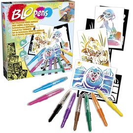 Blopens - Leisure Set Animal Babies - Drawings and Colouring - From 5 Years - Lansay