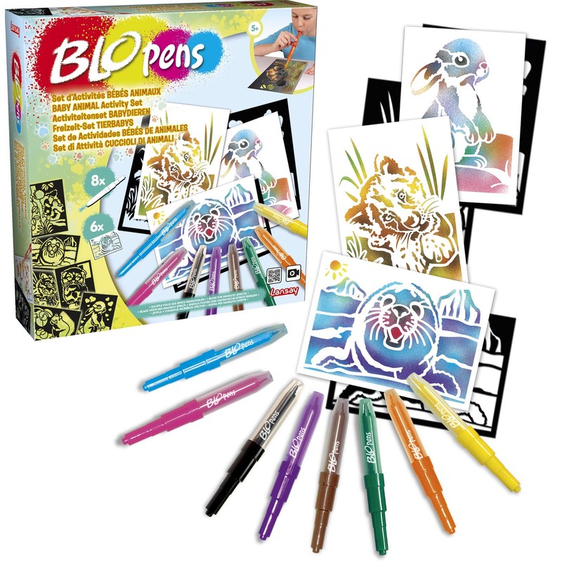 Blopens - Leisure Set Animal Babies - Drawings and Colouring