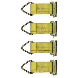 Stevens Lake Parts Set of (4) E-Track Tie Down Strap Trailer Truck Cargo Rope Anchor Tie Downs