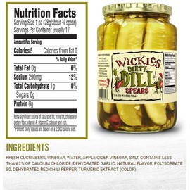 Wickles Dirty Dill Baby Dills, 24 oz (Pack of 1)
