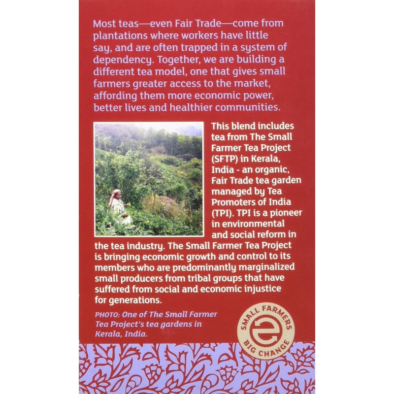 Equal Exchange Organic Black Tea, 20-Count