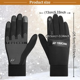 Hojalis Heated Gloves, USB Heated Gloves, Non-Slip, Waterproof Touchscreen Gloves, Heated Gloves, Heated Gloves, Heated Gloves for Men and Women, for Climbing, Cycling