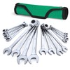 SK Reversible Ratcheting Wrench Set, Combination Wrench Set, 16-Piece, Metric,