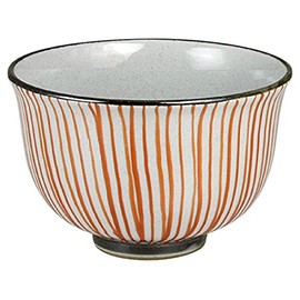 丼: 有田焼 Thousands Muscle Available 丼 (Red) Japanese Bowl Pottery/Size (cm) φ 13.2 X 4/No: 806240